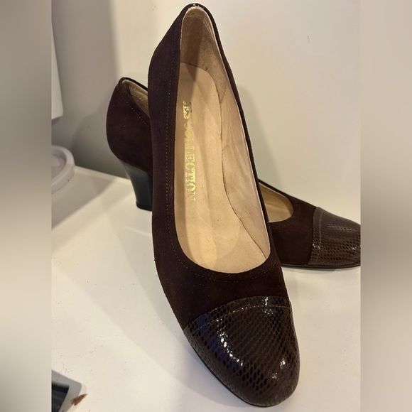 Authentic Colombian, Handmade Leather Brown Pumps Size 36. JES Collection. - Picture 3 of 4